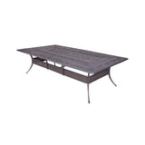 Rectangular Metal Dining Set With Cushions - Furniture Home Direct