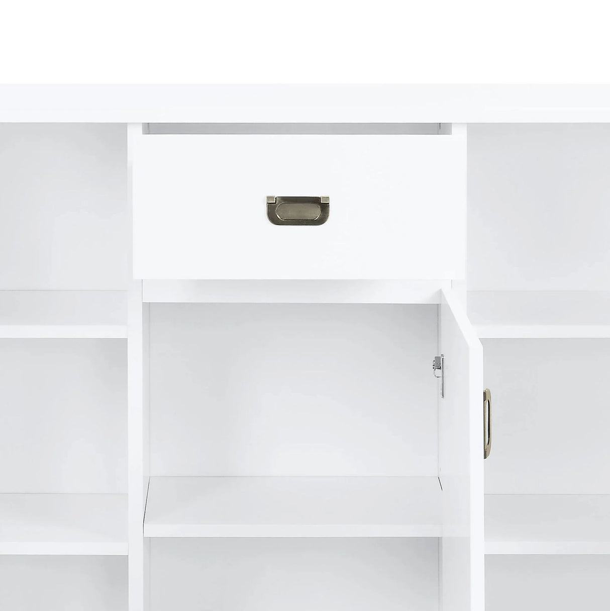 Pagan - High Gloss Server - White - Furniture Home Direct