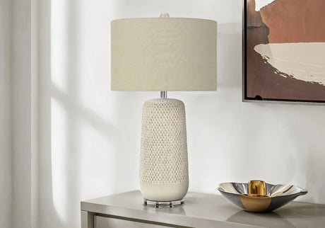 Contemporary Lighting, Table Lamp, Ceramic, Resin - Cream - Furniture Home Direct