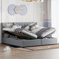 Upholstered Platform Bed With A Hydraulic Storage System - Furniture Home Direct