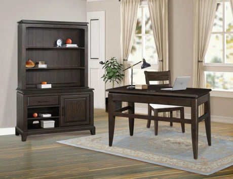 Office Storage Credenza - Chocolate - Furniture Home Direct