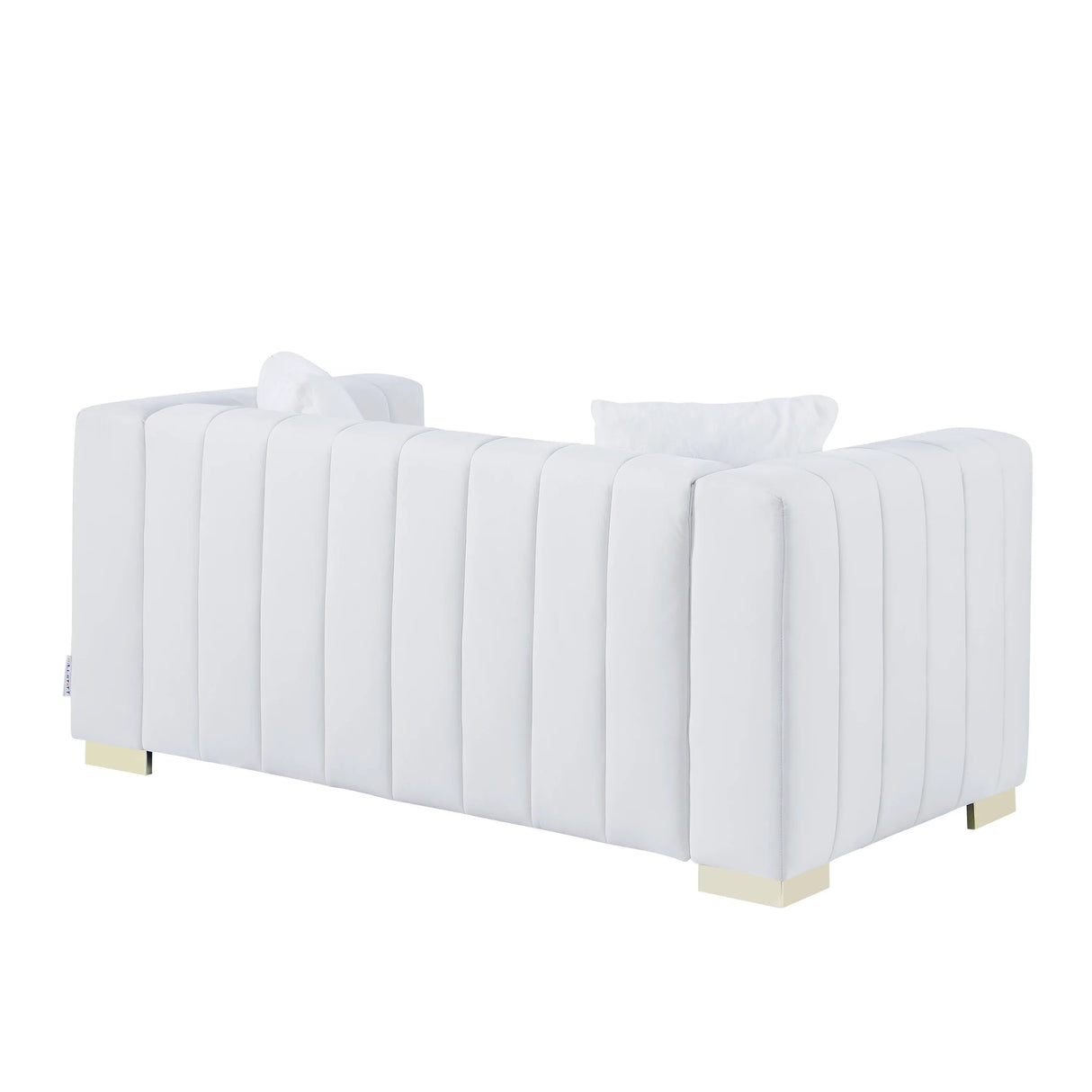Modern Loveseat - White - Furniture Home Direct