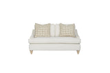 Loveseat Reversable Cushion With 2 Pillows - Off White - Furniture Home Direct