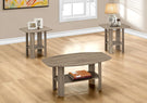 Table Set, Coffee, End, Side, Accent For Living Room (Set of 3) - Furniture Home Direct