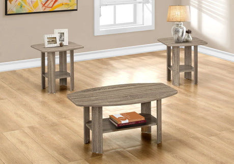 Table Set, Coffee, End, Side, Accent For Living Room (Set of 3) - Furniture Home Direct