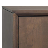 Banting - Mid Century Sideboard With Centre Drawers - Walnut Brown - Furniture Home Direct