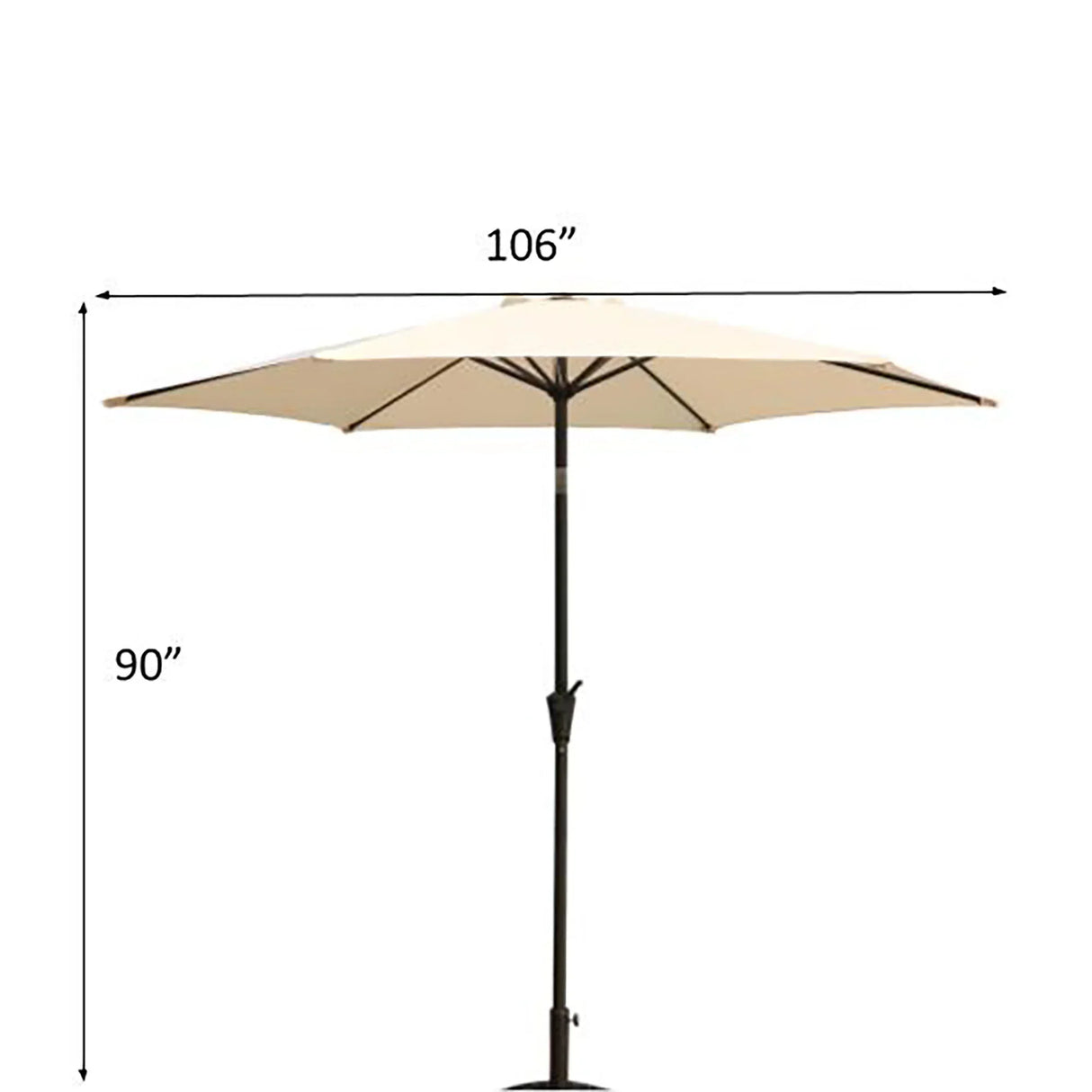 9' Pole Umbrella With Carry Bag - Furniture Home Direct