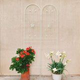 Garden Metal Trellis Rustproof Trellis For Climbing Plants Outdoor Flower Support - Furniture Home Direct