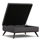 Owen - Multifunctional Square Coffee Table Storage Ottoman - Furniture Home Direct