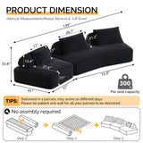 Modern Luxury Oversized Modular Sectional Sofa Set - Furniture Home Direct