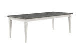 Katia - Dining Table With Leaf - Gray / White - Furniture Home Direct