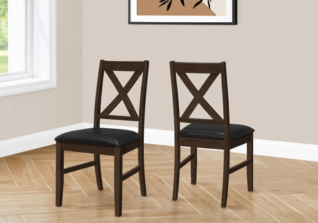 Dining Chair Side, Upholstered For Dining Room, Transitional (Set of 2) - Furniture Home Direct