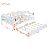 Multi Functional Wooden Daybed Bed - Furniture Home Direct