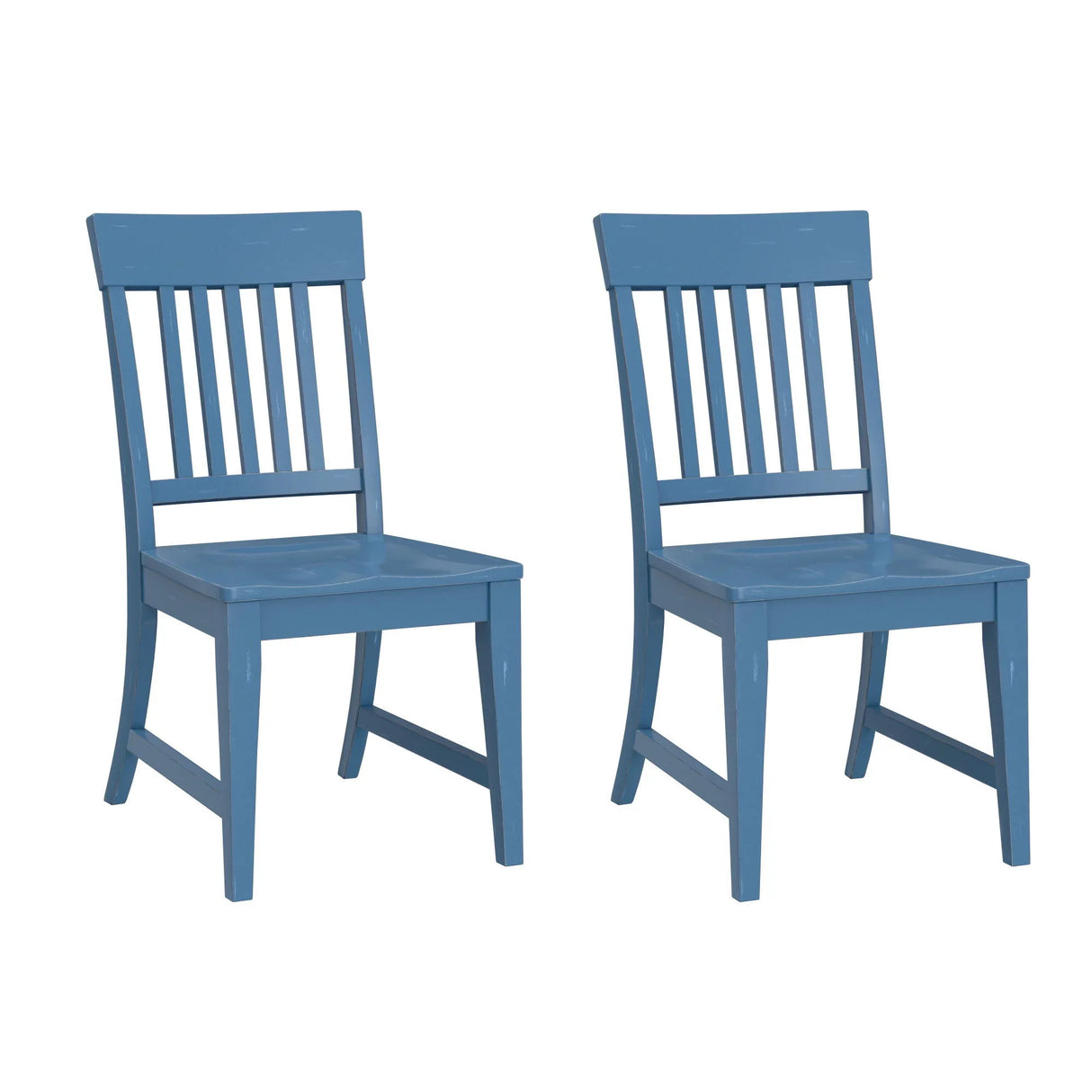 Haidel - Slat Back Dining Chairs (Set of 2) - Furniture Home Direct