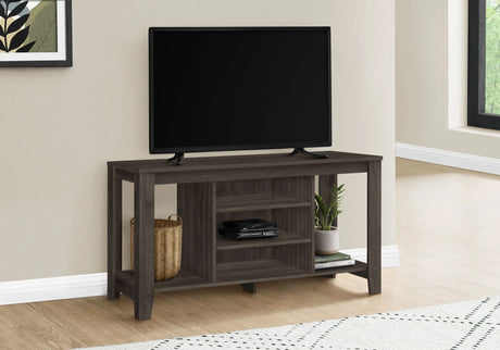 TV Stand, Console, Media Entertainment Center, Versatile Storage Shelves - Furniture Home Direct