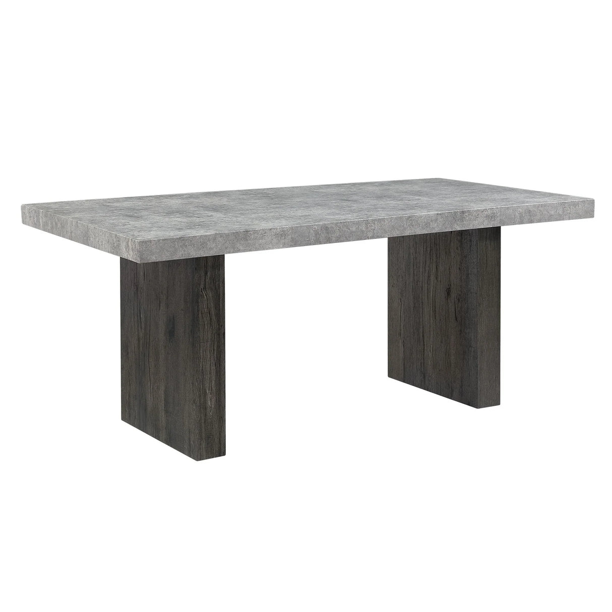 Susan - Dining Table Set With Base - Gray - Furniture Home Direct
