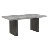 Susan - Dining Table Set With Base - Gray - Furniture Home Direct