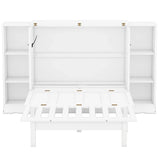 Murphy Bed With Shelves, Drawers And USB Ports - Furniture Home Direct