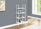 Bookshelf, Bookcase, 4 Tier, Office, Bedroom, Contemporary, Modern - Furniture Home Direct