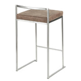 Fuji - Contemporary Elegant Stackable Counter Stool Set - Furniture Home Direct