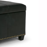 Kingsley - Upholstered Large Storage Ottoman - Furniture Home Direct