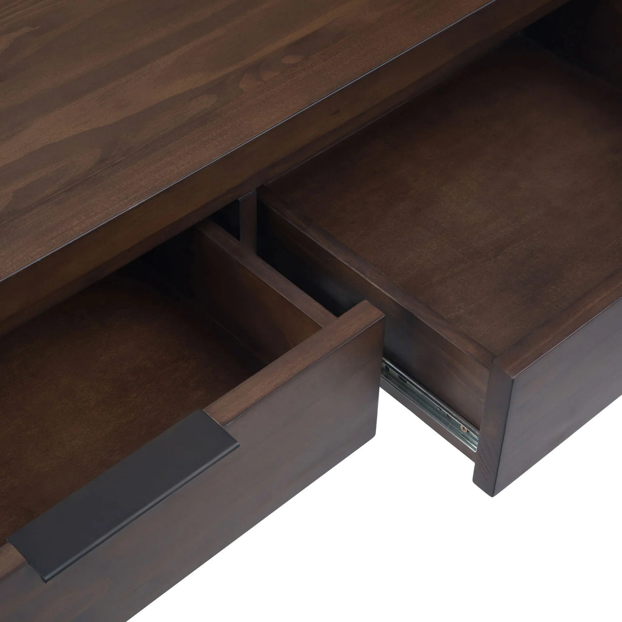 Hollander - Wide Console Table - Warm Walnut Brown - Furniture Home Direct