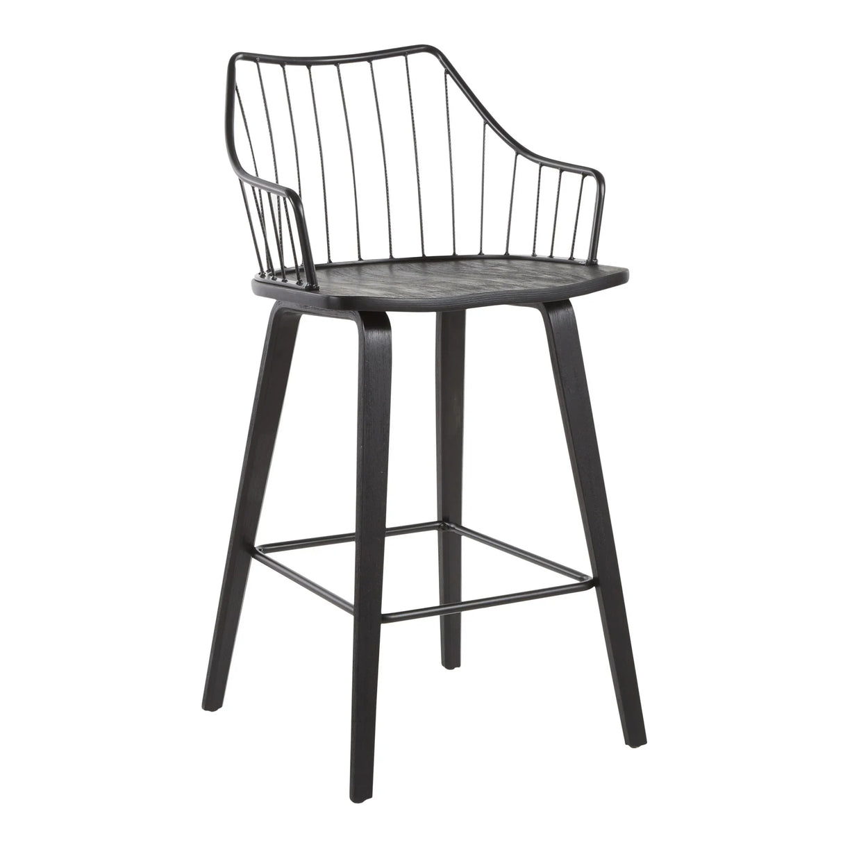 Winston - Farmhouse Counter Stool - Furniture Home Direct