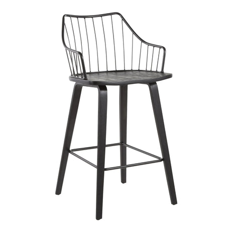 Winston - Farmhouse Counter Stool - Furniture Home Direct
