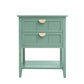 2 Drawer Side Table, American Style, End Table, Suitable For Bedroom, Living Room, Study - Furniture Home Direct