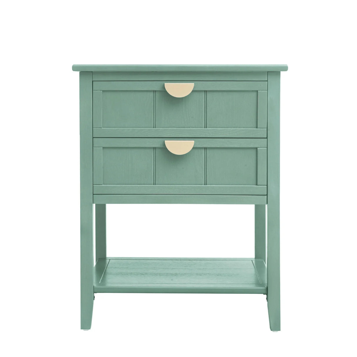 2 Drawer Side Table, American Style, End Table, Suitable For Bedroom, Living Room, Study - Furniture Home Direct
