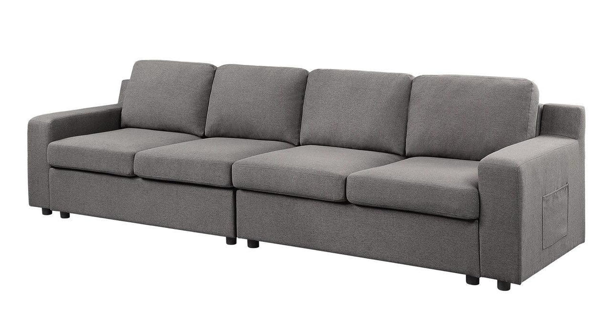 Waylon - Linen Sectional Sofa - Furniture Home Direct
