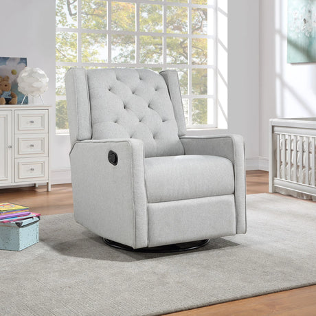 Milah - Gliding Swivel Recliner Tufted - Furniture Home Direct
