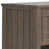 Lev - Bedside Table - Smoky Brown - Furniture Home Direct