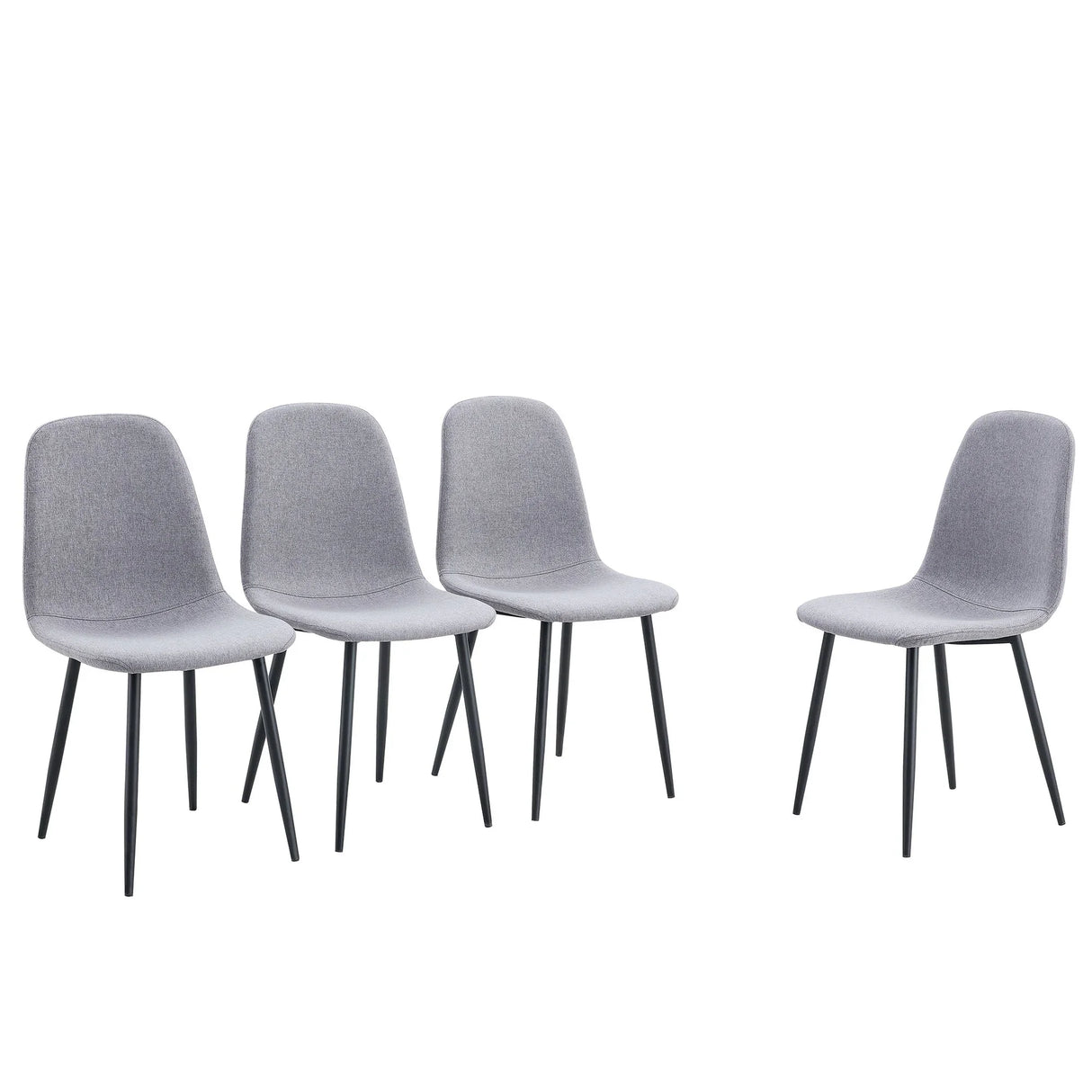 Combined Spoon Chairs, Perfectly Matching Minimalist And Scandinavian Style - Furniture Home Direct