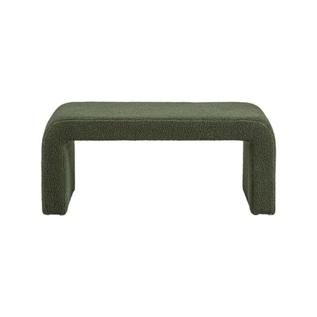 Modern Contemporary Boucle Waterfall Bench - Furniture Home Direct