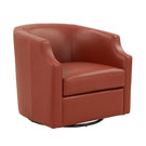Emmett - Swivel Glider Barrel Chair With Clip Arm Design - Furniture Home Direct