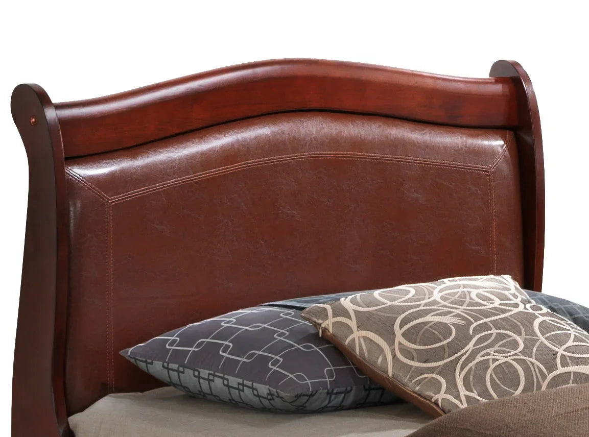 Panel Sleigh Bed Elegantly Crafted - Furniture Home Direct