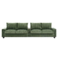 Modern 4 Seater Corduroy Sofa Couch With USB Ports And Hidden Storage - Furniture Home Direct