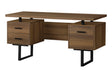 Computer Desk For Home Office, Laptop, Left, Right Set - Up, Storage Drawers, Contemporary & Modern - Furniture Home Direct