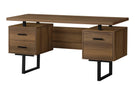Computer Desk For Home Office, Laptop, Left, Right Set - Up, Storage Drawers, Contemporary & Modern - Furniture Home Direct