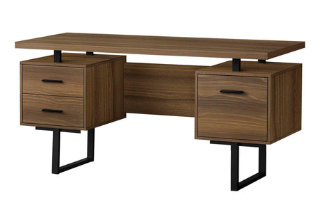 Computer Desk For Home Office, Laptop, Left, Right Set - Up, Storage Drawers, Contemporary & Modern - Furniture Home Direct