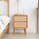 Bedside Cabinet, Modern Simple Nightstands European Beech - Furniture Home Direct