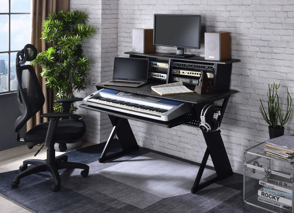 Humanity - Music Desk - Black - Furniture Home Direct