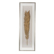 Leaf Framed Wall Art, Wall Decor For Living Room Dining Room Office Bedroom - Gold - Furniture Home Direct