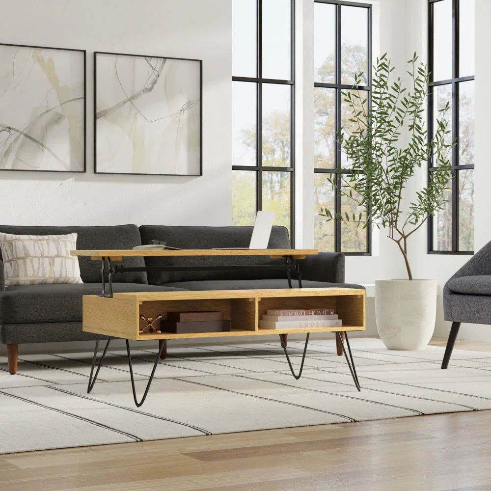 Hunter - Handcrafted Lift Top Coffee Table - Furniture Home Direct