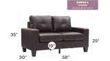 Track Arm Loveseat For Cozy Spaces - Furniture Home Direct