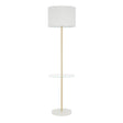 Chloe - Contemporary Shelf Floor Lamp - Clear / White - Furniture Home Direct