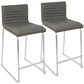 Mara - Contemporary Elegant Design Counter Stool (Set of 2) - Furniture Home Direct