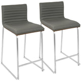 Mara - Contemporary Elegant Design Counter Stool (Set of 2) - Furniture Home Direct