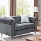 Stylish Contemporary Loveseat - Furniture Home Direct